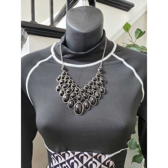 Lala Black Streetwear Autumn Fashion Skinny Slim Bodycon Jumpsuit Size Small - Picture 9 of 9